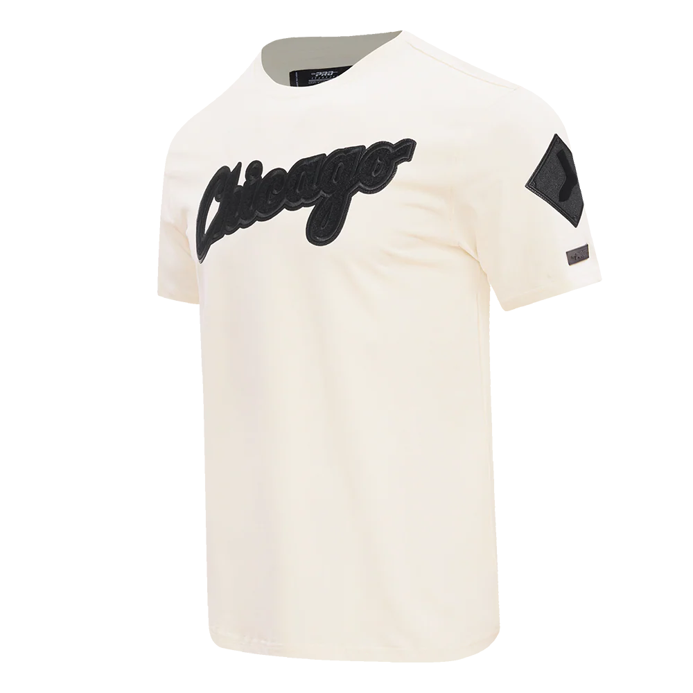 MLB CHICAGO WHITE SOX TRIPLE TONAL SINGLE JERSEY MEN'S TEE (EGGSHELL) - Image 2