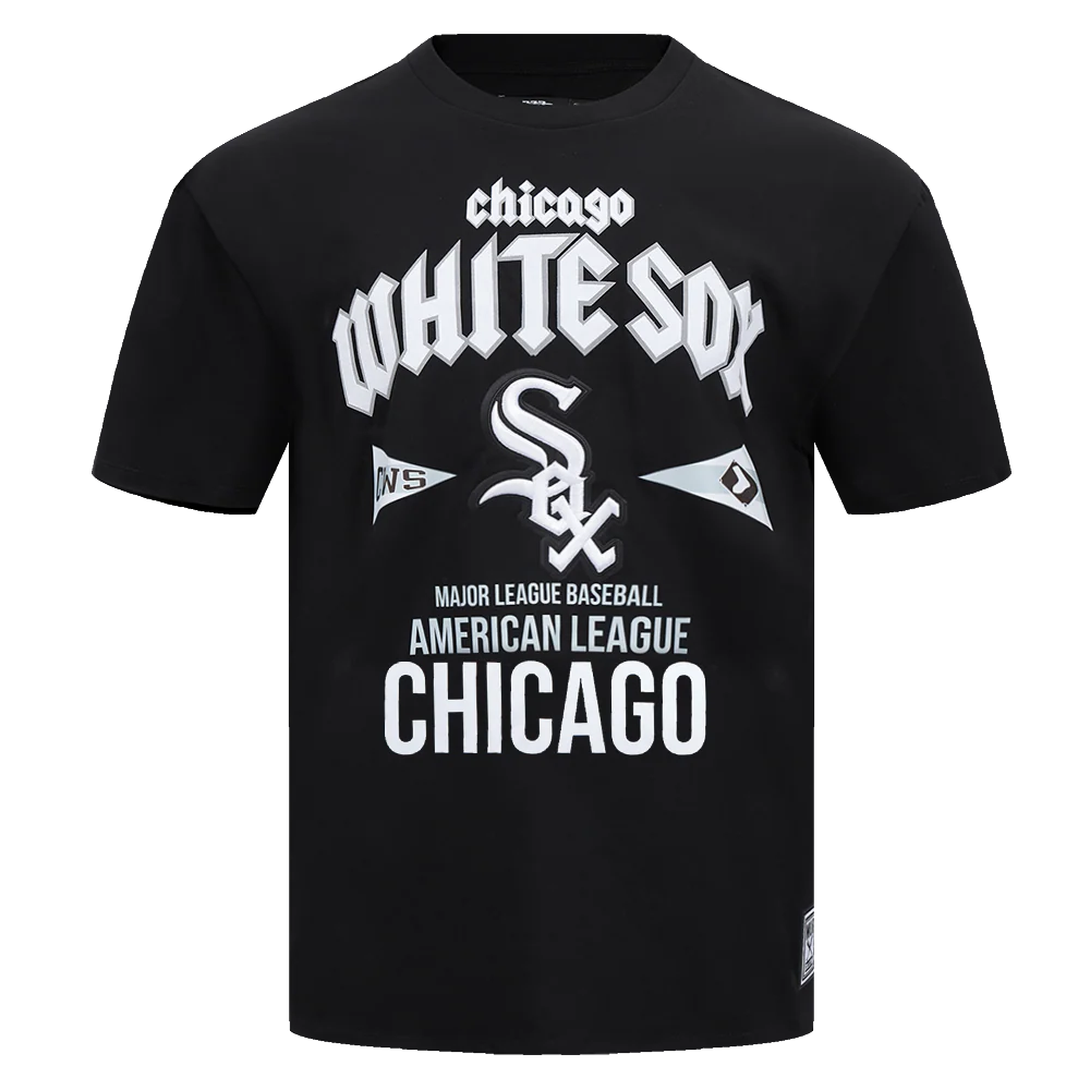 MLB CHICAGO WHITE SOX CITY TOUR CJ DROP SHOULDER TEE (BLACK)