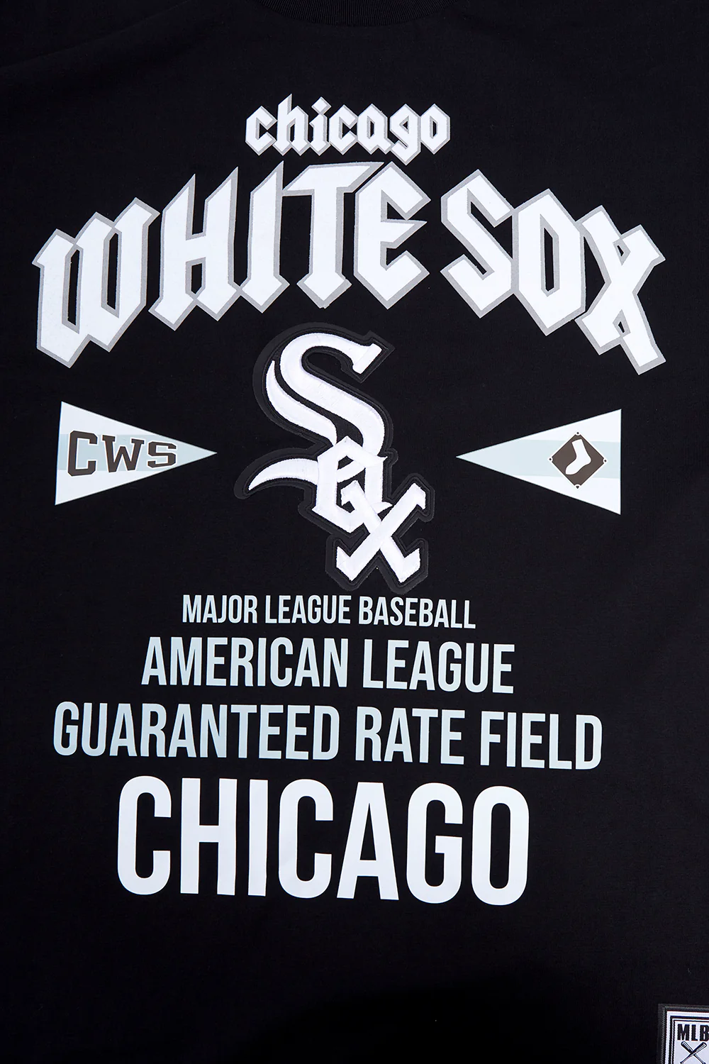 MLB CHICAGO WHITE SOX CITY TOUR CJ DROP SHOULDER TEE (BLACK) - Image 5