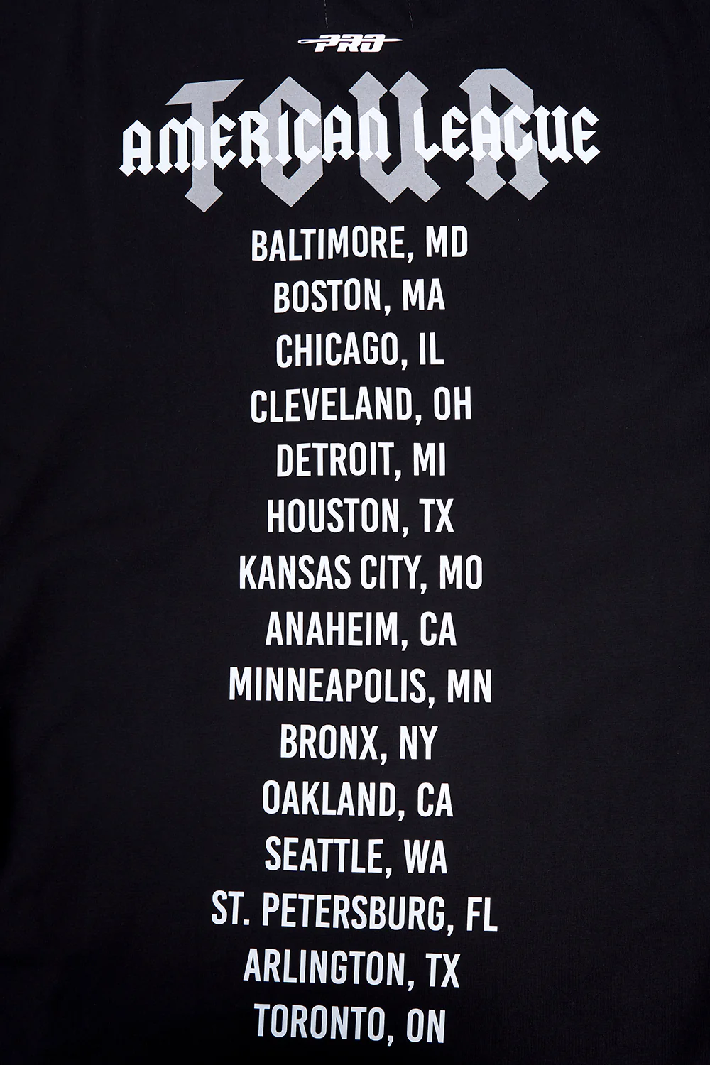 MLB CHICAGO WHITE SOX CITY TOUR CJ DROP SHOULDER TEE (BLACK) - Image 6