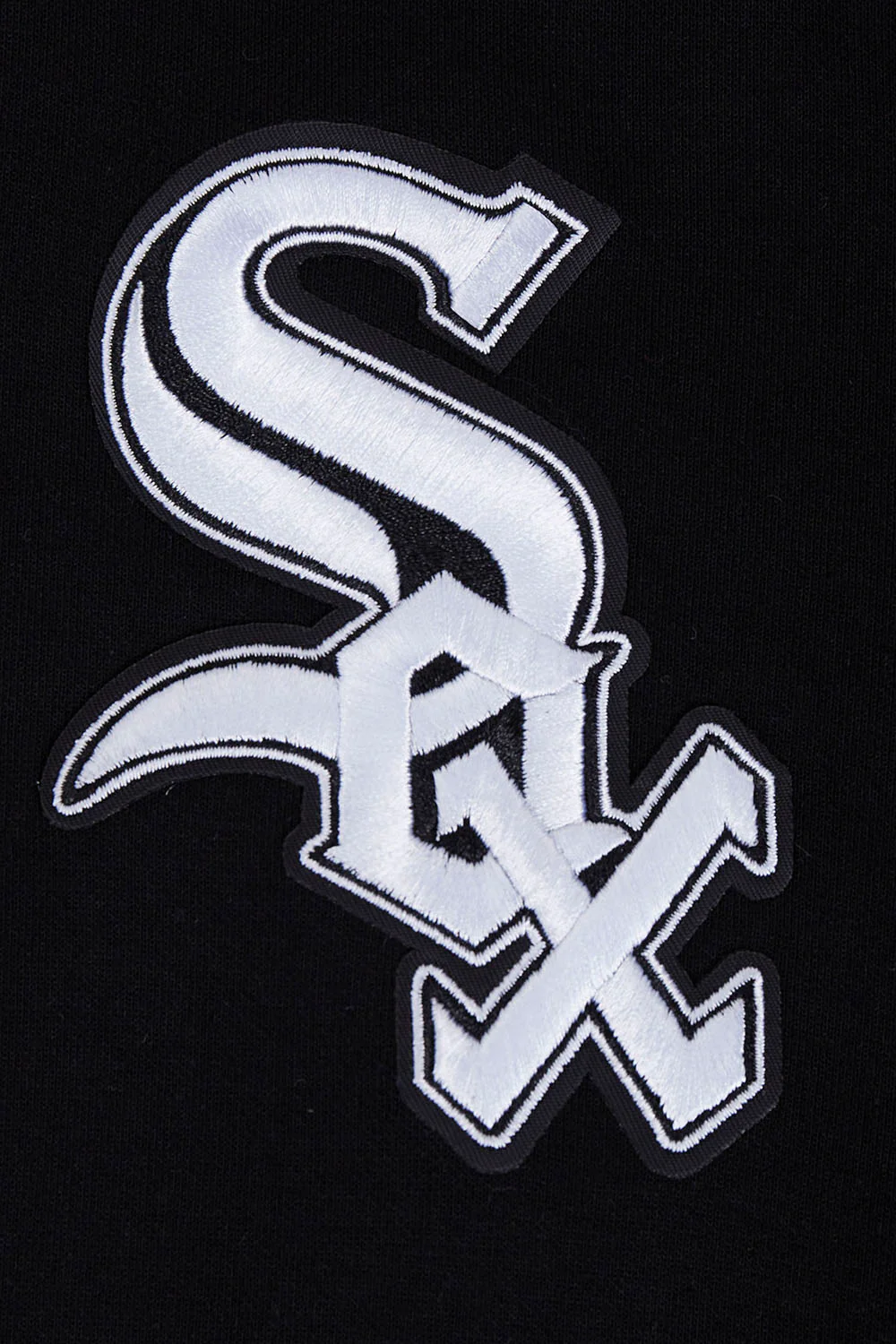 MLB CHICAGO WHITE SOX CLASSIC MEN'S WARM UP JACKET (BLACK/GRAY) - Image 5