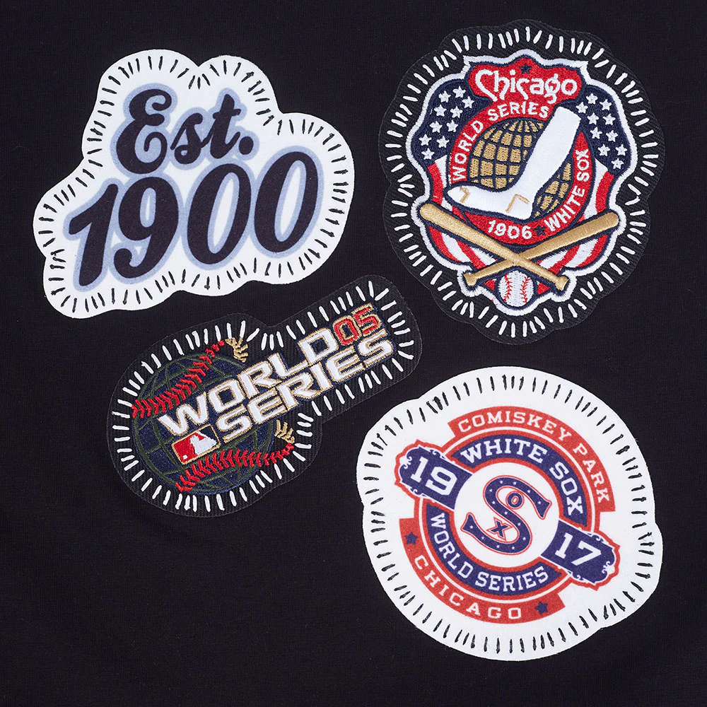 MLB CHICAGO WHITE SOX DIY PICK STITCH MEN'S SINGLE JERSEY TOP (BLACK) - Image 8