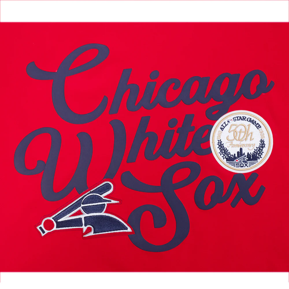 MLB CHICAGO WHITE SOX SOUVENIR MEN'S SINGLE JERSEY TOP (RED) - Image 5