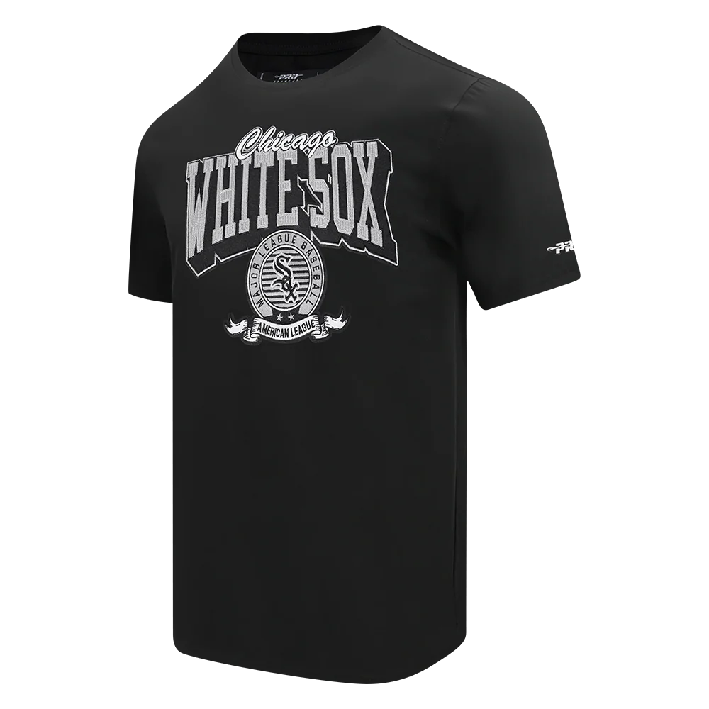 MLB CHICAGO WHITE SOX TEAM BADGE MEN'S WM SJ TEE (BLACK) - Image 2