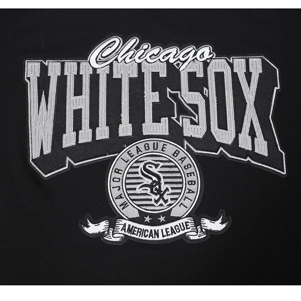 MLB CHICAGO WHITE SOX TEAM BADGE MEN'S WM SJ TEE (BLACK) - Image 5