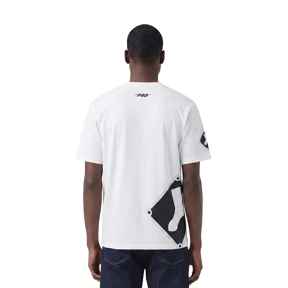 MLB CHICAGO WHITE SOX LIVING LARGE MEN'S CJ DROP SHOULDER TOP (WHITE) - Image 2