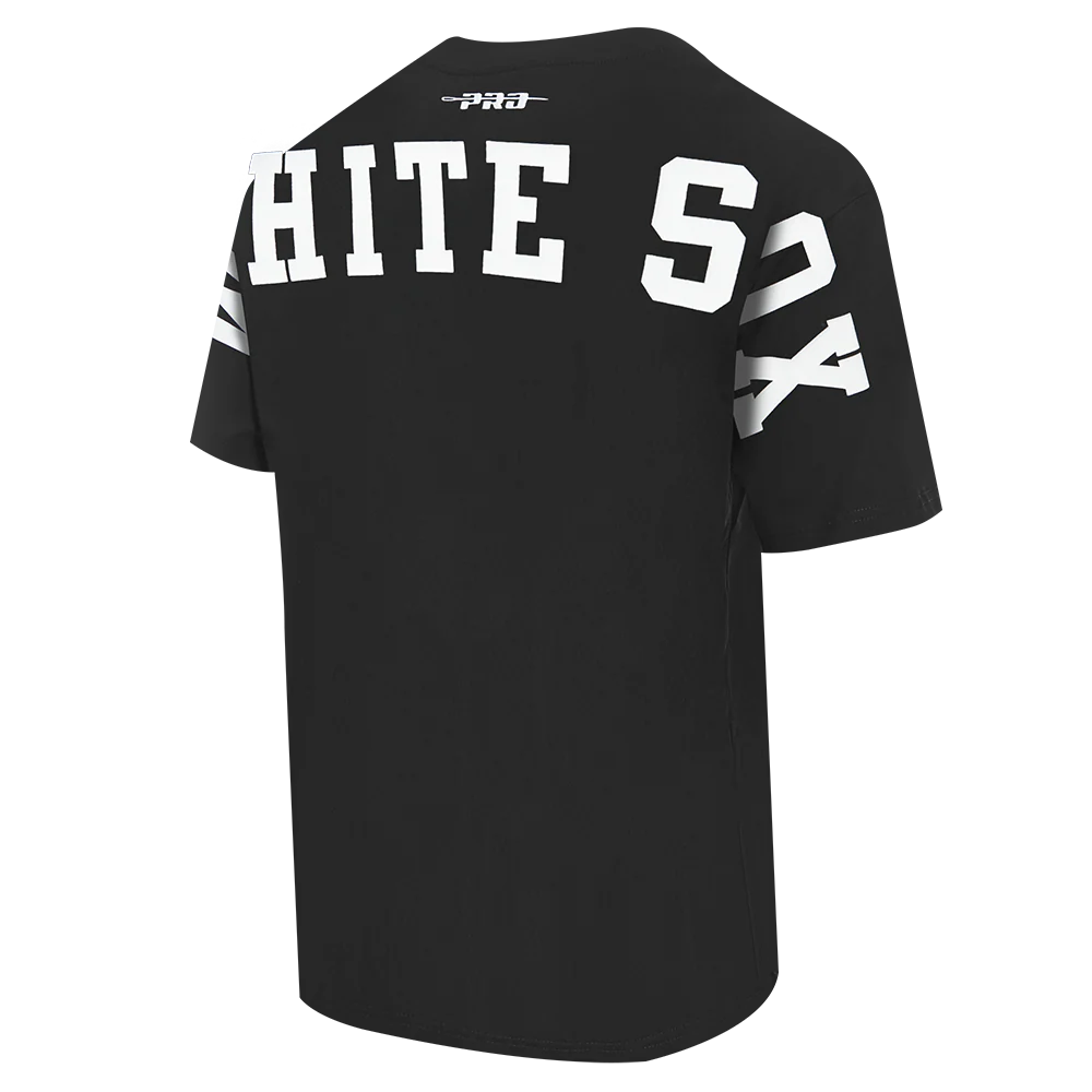 MLB CHICAGO WHITE SOX WINGSPAN MEN'S CJ DROP SHOULDER TEE (BLACK) - Image 4