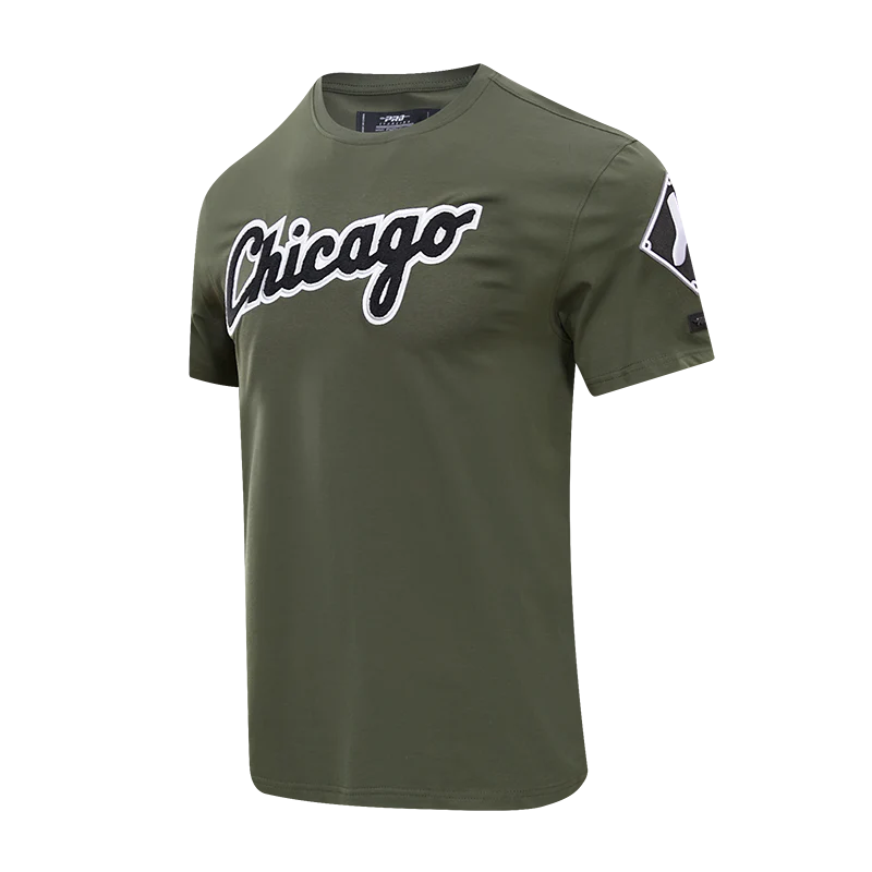 MLB CHICAGO WHITE SOX LOGO PRO TEAM MEN'S TOP (OLIVE) - Image 2