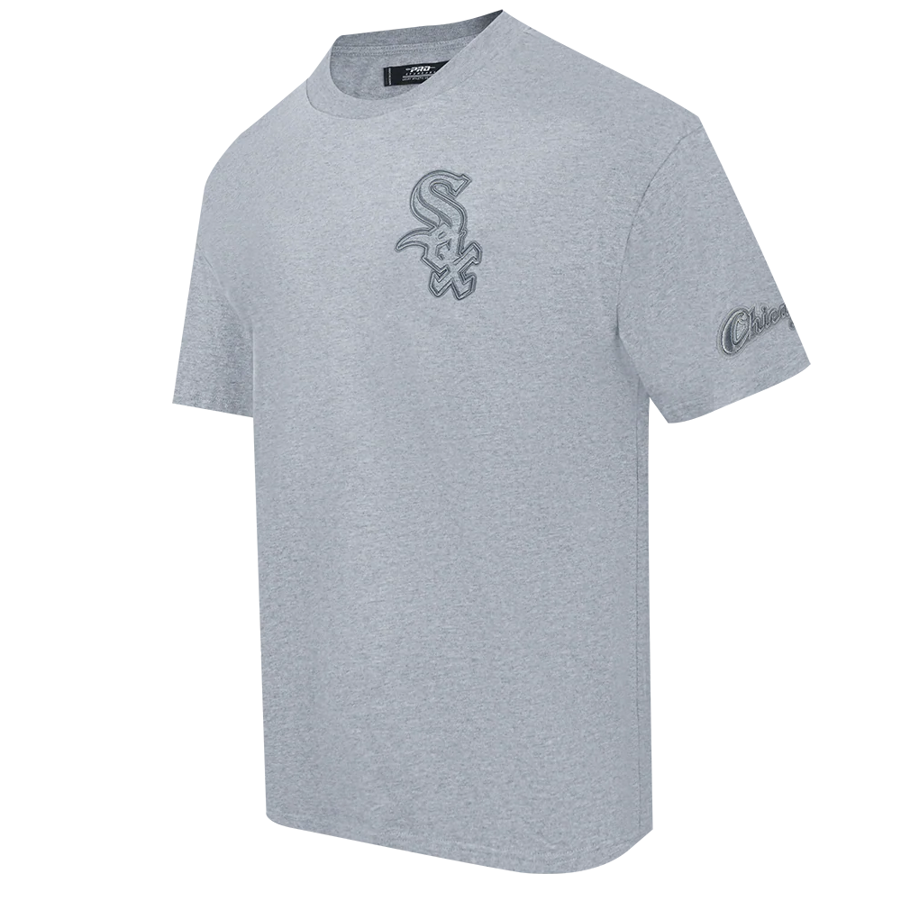 MLB CHICAGO WHITE SOX NEUTRAL MEN'S DROP SHOULDER TOP (DARK HEATHER GRAY) - Image 2