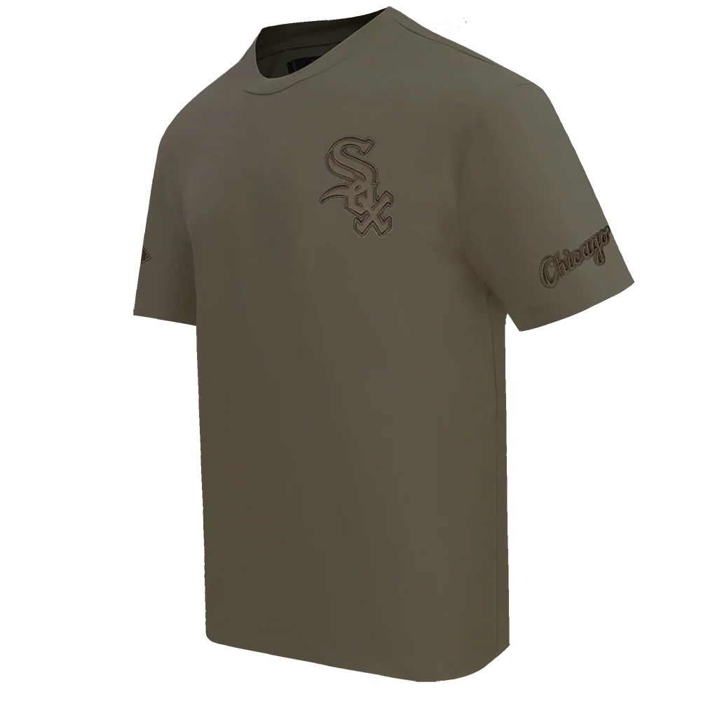 MLB CHICAGO WHITE SOX NEUTRAL MEN'S DROP SHOULDER TOP (DARK TAUPE) - Image 2