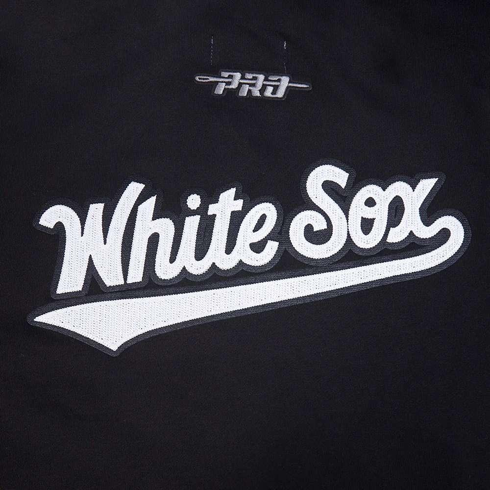 MLB CHICAGO WHITE SOX CITY ARCH MEN'S FLC 1/4 ZIP (BLACK) - Image 5
