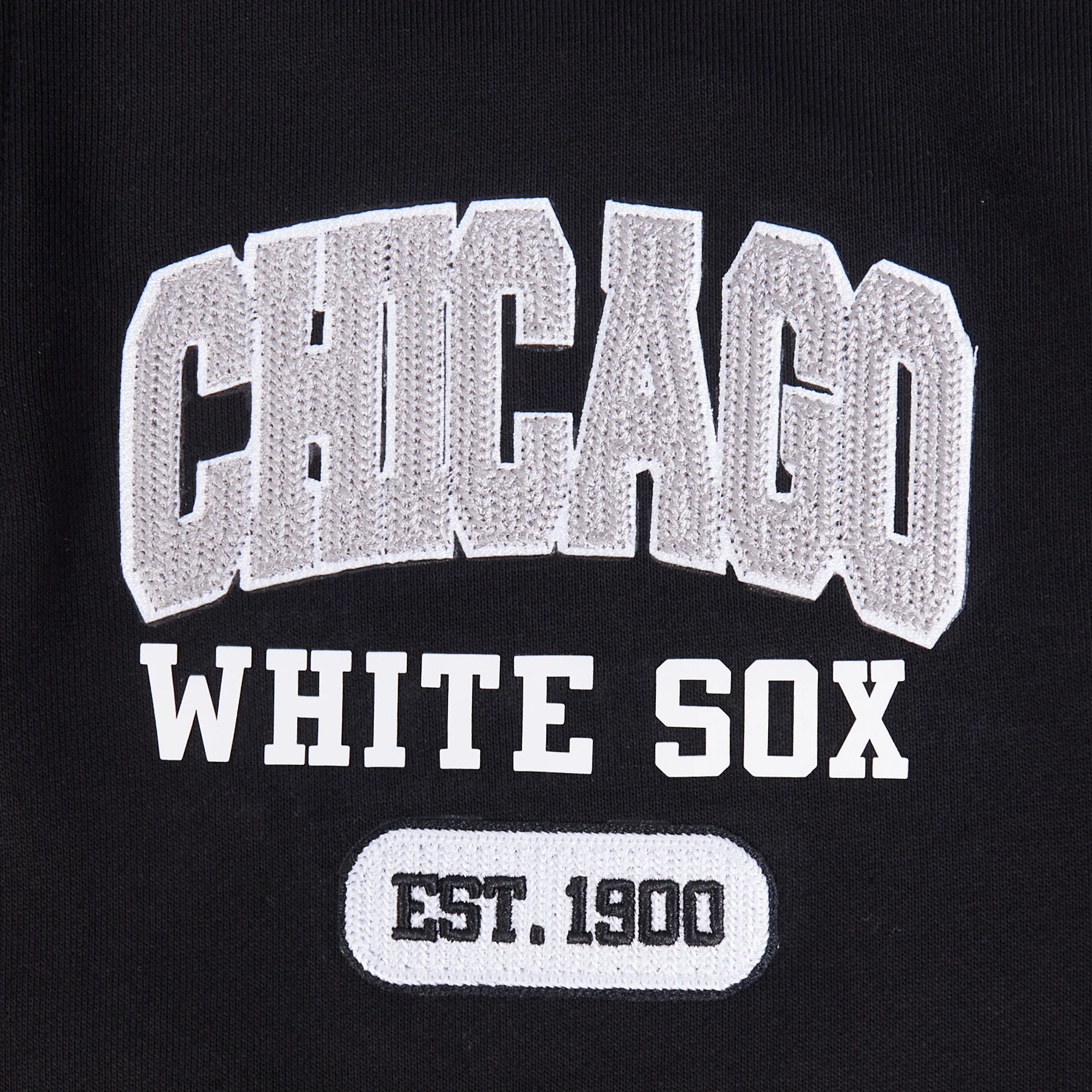 MLB CHICAGO WHITE SOX CITY ARCH MEN'S FLC 1/4 ZIP (BLACK) - Image 6