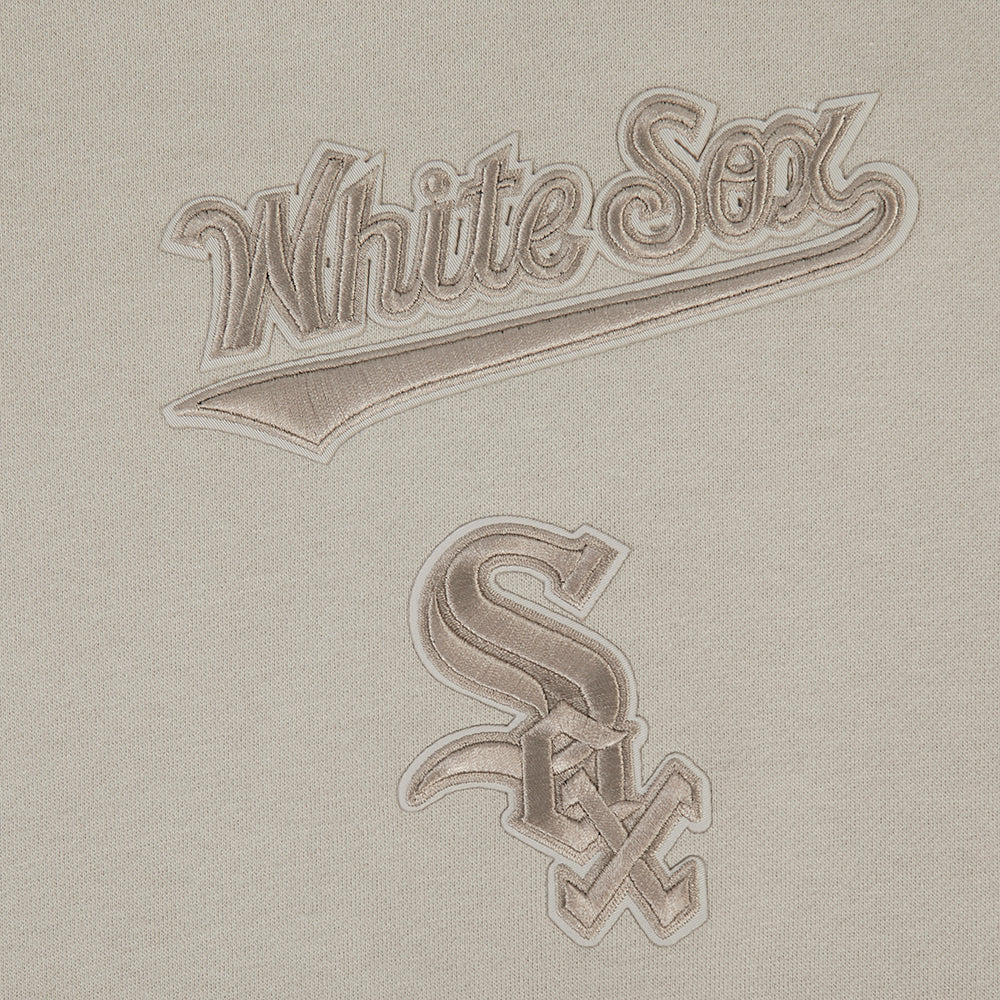 MLB CHICAGO WHITE SOX WINGSPAN MEN'S DROP SHOULDER FLC PO HOODIE (TAUPE) - Image 5