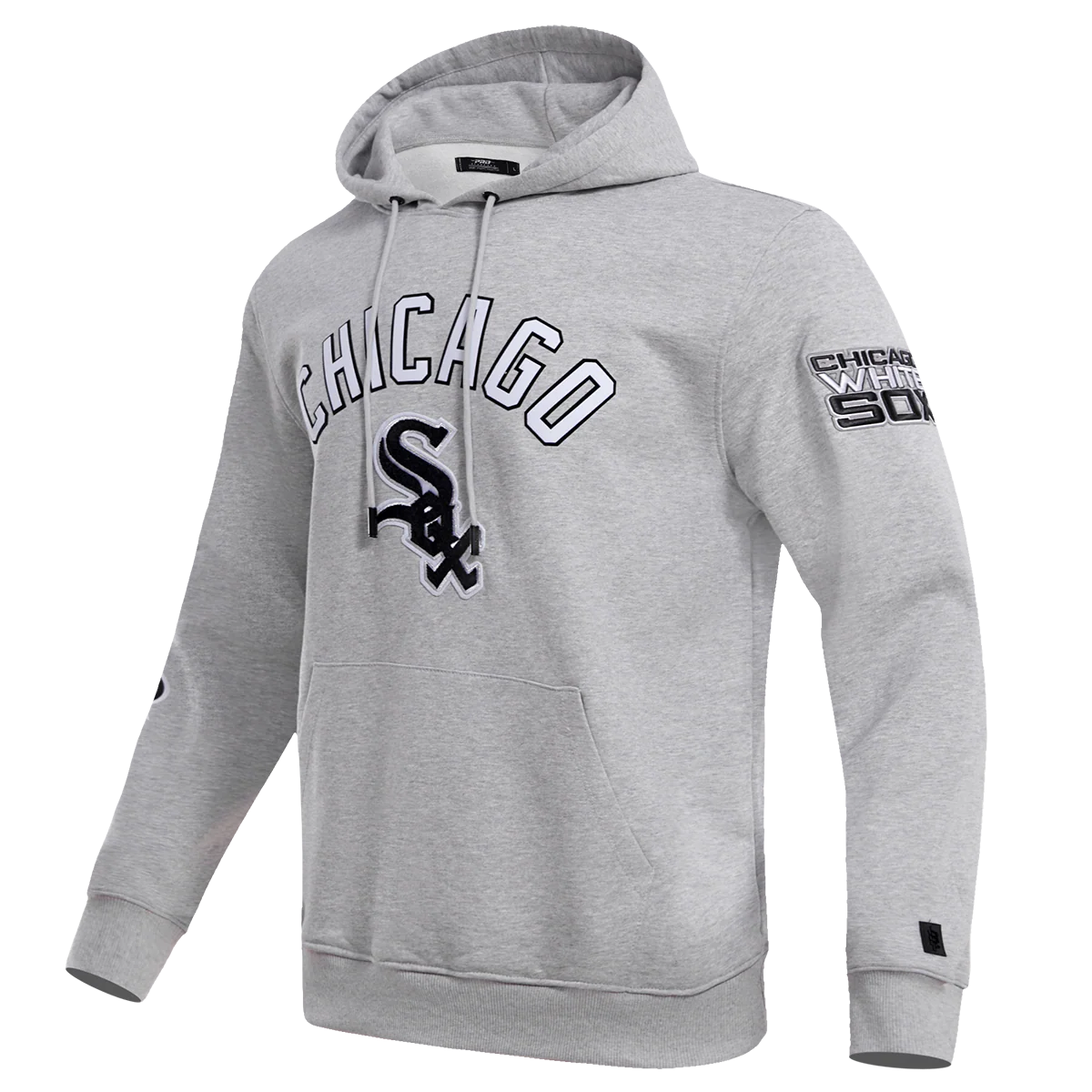MLB CHICAGO WHITE SOX CLASSIC MEN'S PULLOVER HOODIE (HEATHER GREY) - Image 2