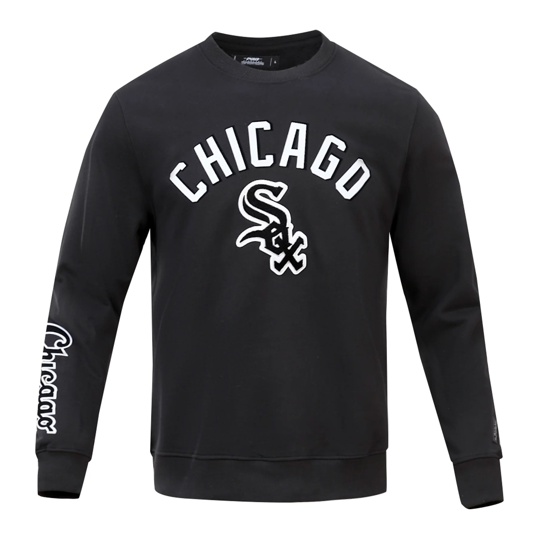 MLB CHICAGO WHITE SOX CLASSIC MEN'S CREWNECK (BLACK)