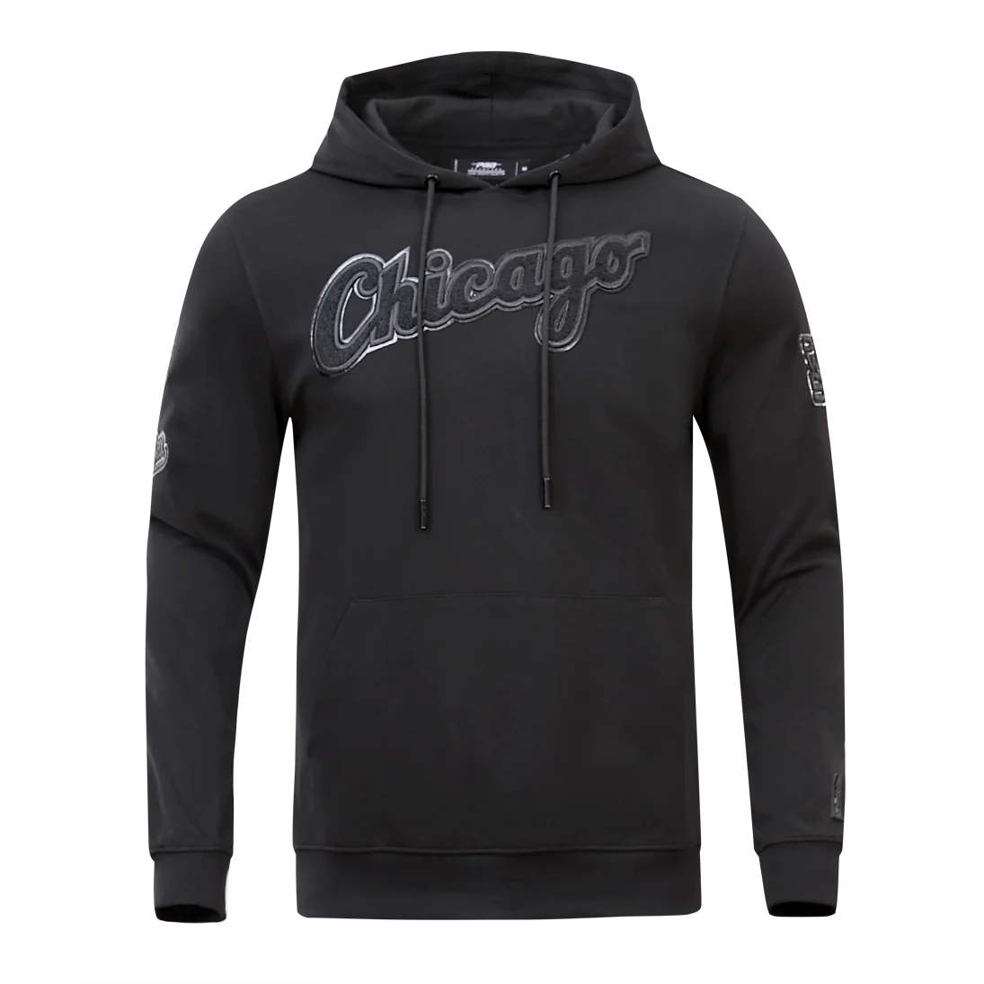 MLB CHICAGO WHITE SOX TRIPLE BLACK LOGO HOODIE (BLACK)
