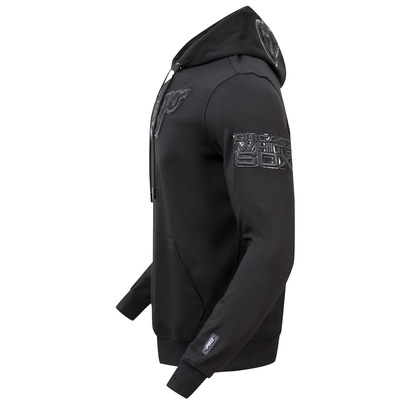 MLB CHICAGO WHITE SOX TRIPLE BLACK LOGO HOODIE (BLACK) - Image 2