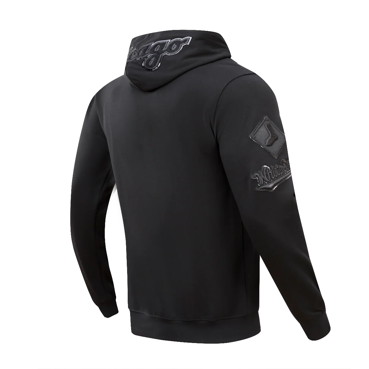 MLB CHICAGO WHITE SOX TRIPLE BLACK LOGO HOODIE (BLACK) - Image 4