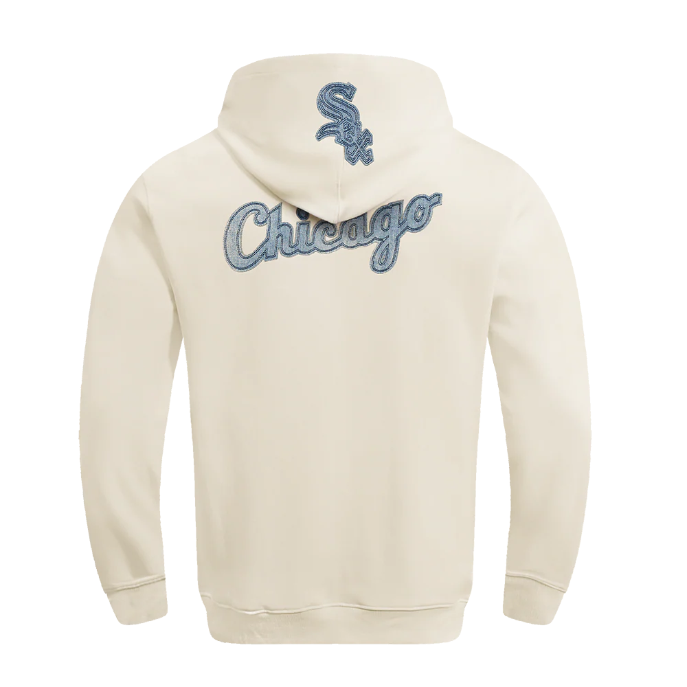 MLB CHICAGO WHITE SOX VARSITY BLUES MEN'S PULLOVER HOODIE (LINEN) - Image 3
