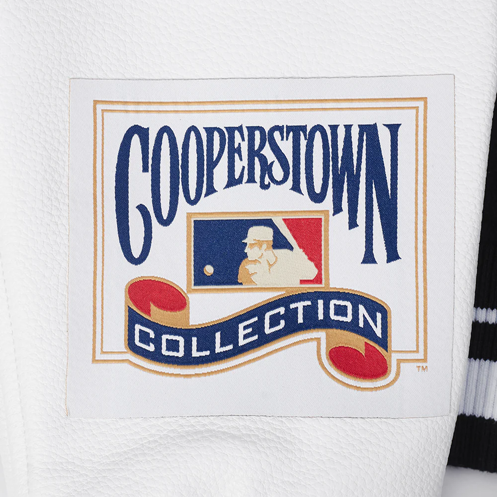 MLB CHICAGO WHITE SOX BEST OF MEN'S RIB WOOL VARSITY JACKET (BLACK/WHITE) - Image 13