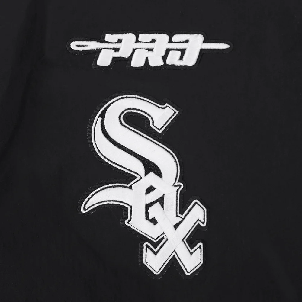 MLB CHICAGO WHITE SOX PRE GAME MEN'S JACKET (BLACK) - Image 9