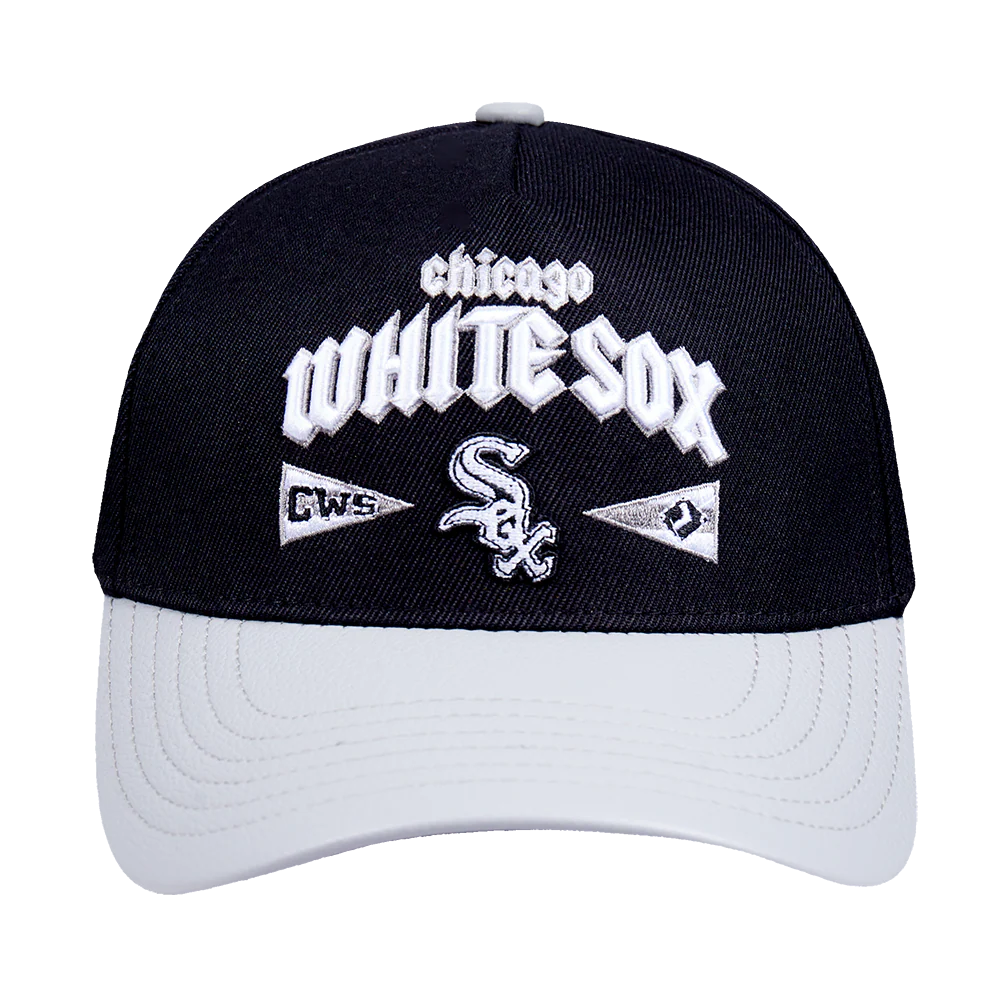 MLB CHICAGO WHITE SOX CITY TOUR ESSENTIAL CURVED VISOR STRAPBACK (BLACK)