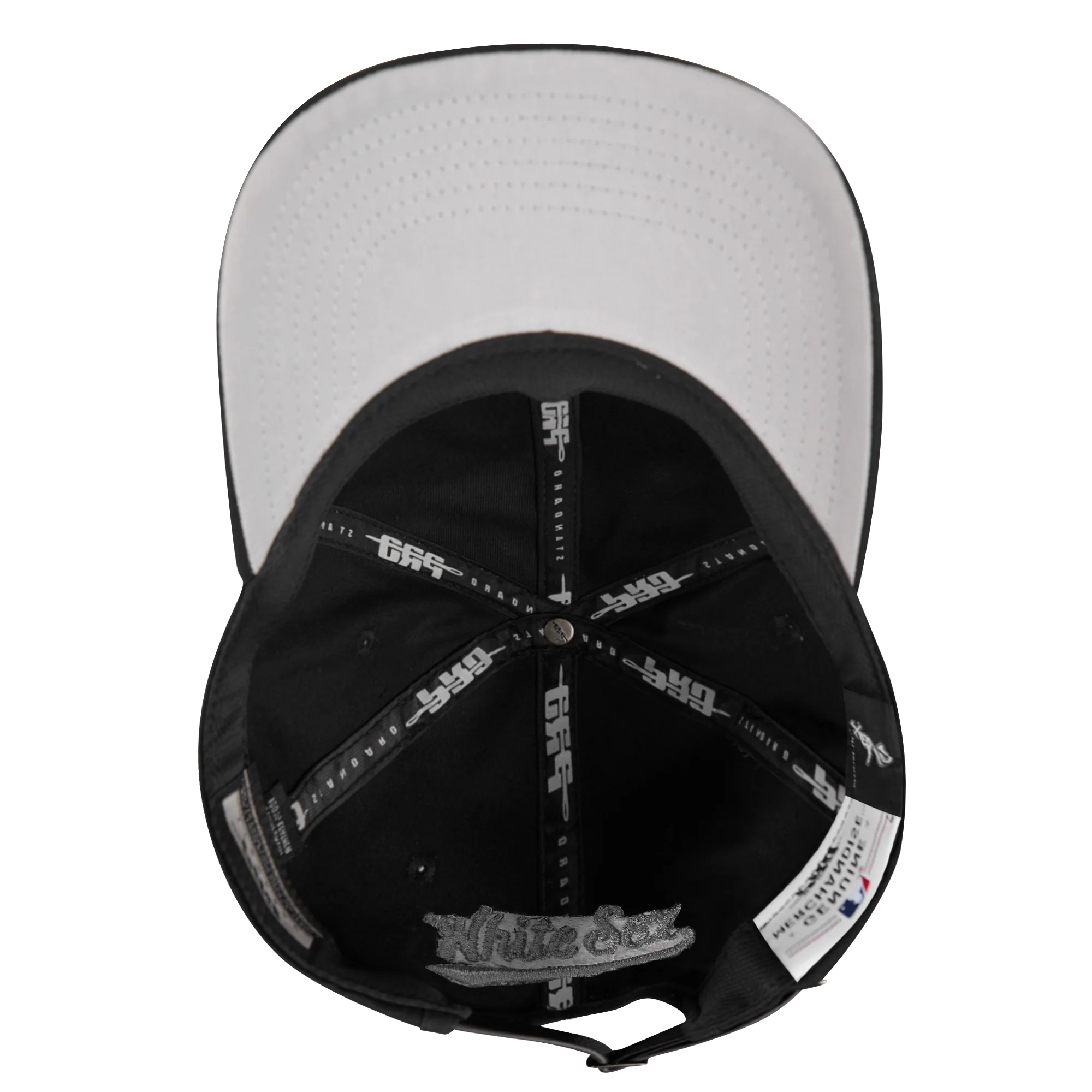 MLB CHICAGO WHITE SOX REVERSE FRENCH TERRY WOOL BLEND PRO SIX ST (EGGSHELL/ BLACK) - Image 6