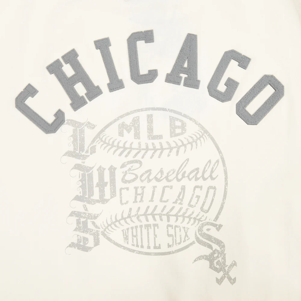 MLB CHICAGO WHITE SOX STREET TEAM WOMEN'S SJ SLIM FIT TEE (EGGSHELL) - Image 5