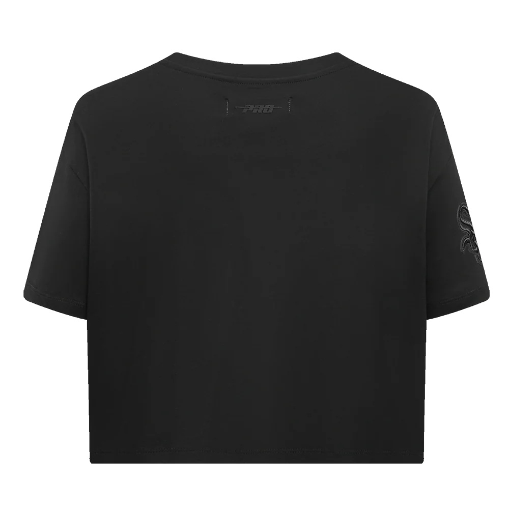 MLB CHICAGO WHITE SOX NEUTRAL WOMEN'S BOXY TOP (BLACK) - Image 3