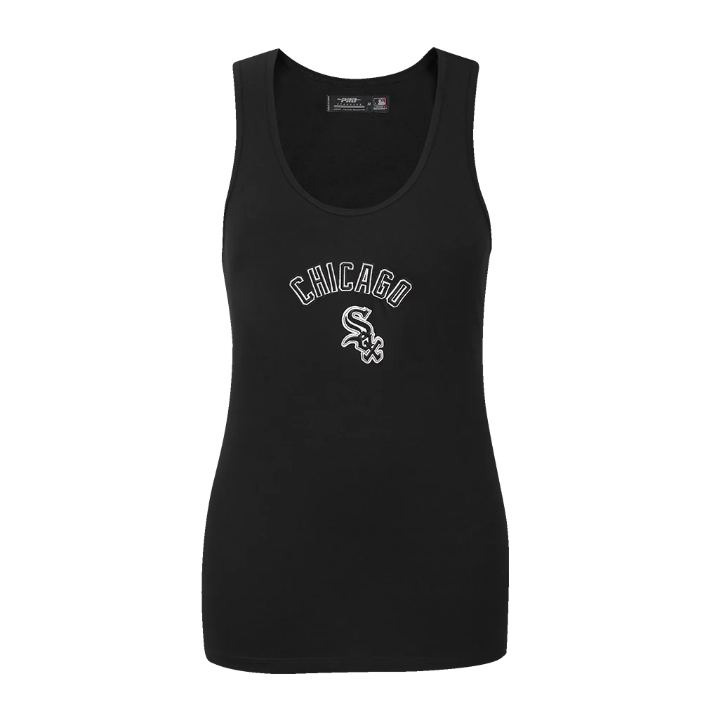 MLB CHICAGO WHITE SOX CLASSIC WOMEN'S RACERBACK (BLACK)