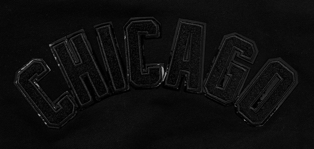 MLB CHICAGO WHITE SOX TRIPLE BLACK WOMEN'S HOODIE DRESS (TRIPLE BLACK) - Image 5