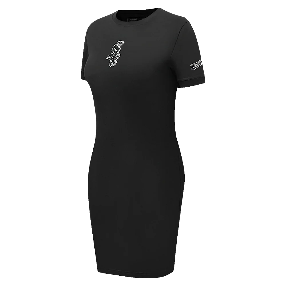 MLB CHICAGO WHITE SOX CLASSIC WOMEN'S BODYCON DRESS (BLACK) - Image 2