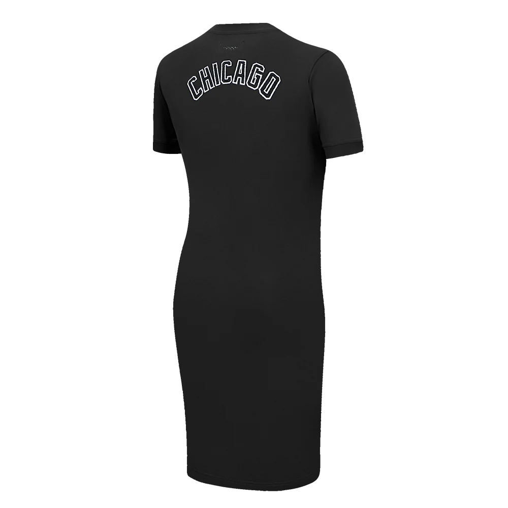 MLB CHICAGO WHITE SOX CLASSIC WOMEN'S BODYCON DRESS (BLACK) - Image 4
