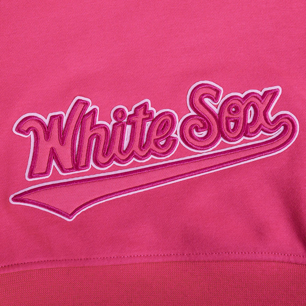 MLB CHICAGO WHITE SOX TRIPLE PINK BIG GIRLS FLEECE PO HOODIE (BEETROOT PURPLE) - Image 5