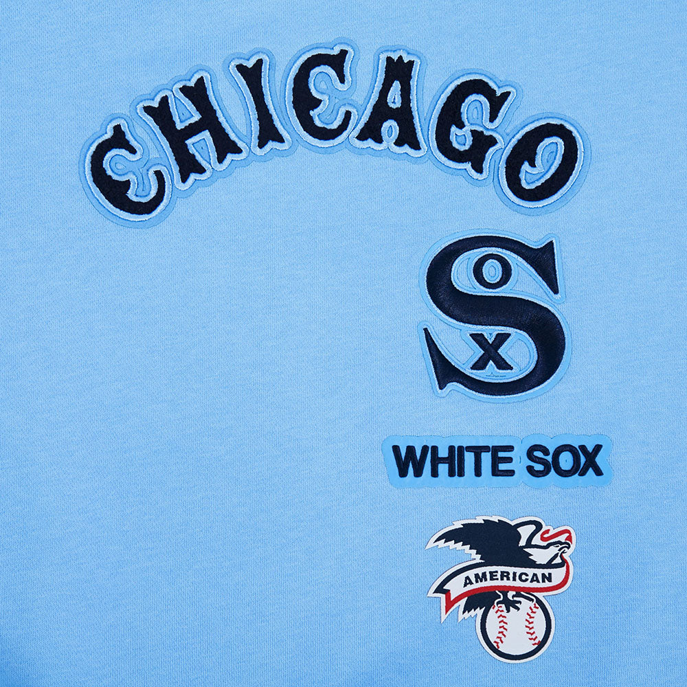 MLB CHICAGO WHITE SOX RETRO CLASSICS WOMEN'S CREWNECK SWEATSHIRT (UNIVERSITY BLUE) - Image 6