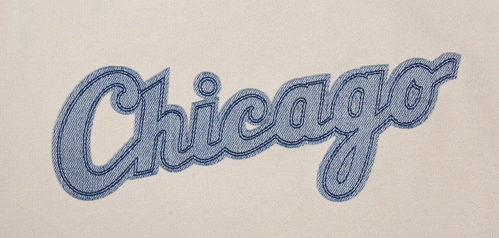 MLB CHICAGO WHITE SOX VARSITY BLUES WOMEN'S CREWNECK (LINEN) - Image 5