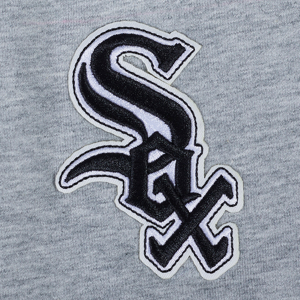 MLB CHICAGO WHITE SOX CLASSIC WOMEN'S COTTON BIKE SHORT (HEATHER GREY) - Image 6