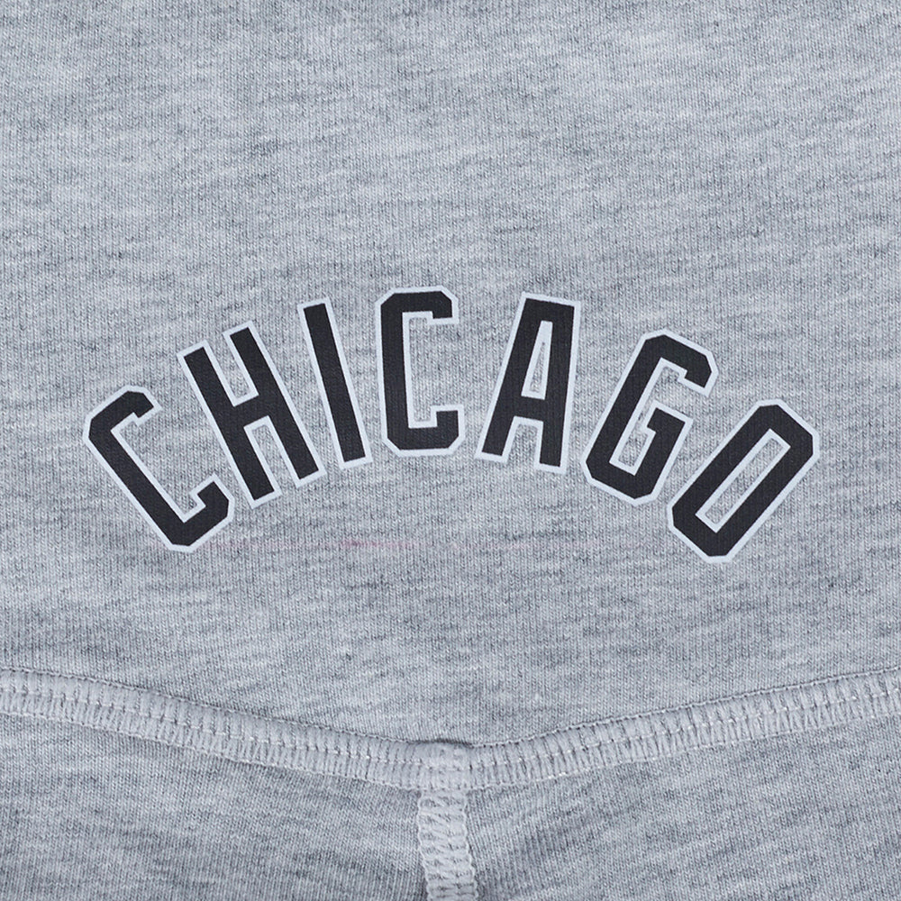 MLB CHICAGO WHITE SOX CLASSIC WOMEN'S COTTON BIKE SHORT (HEATHER GREY) - Image 7