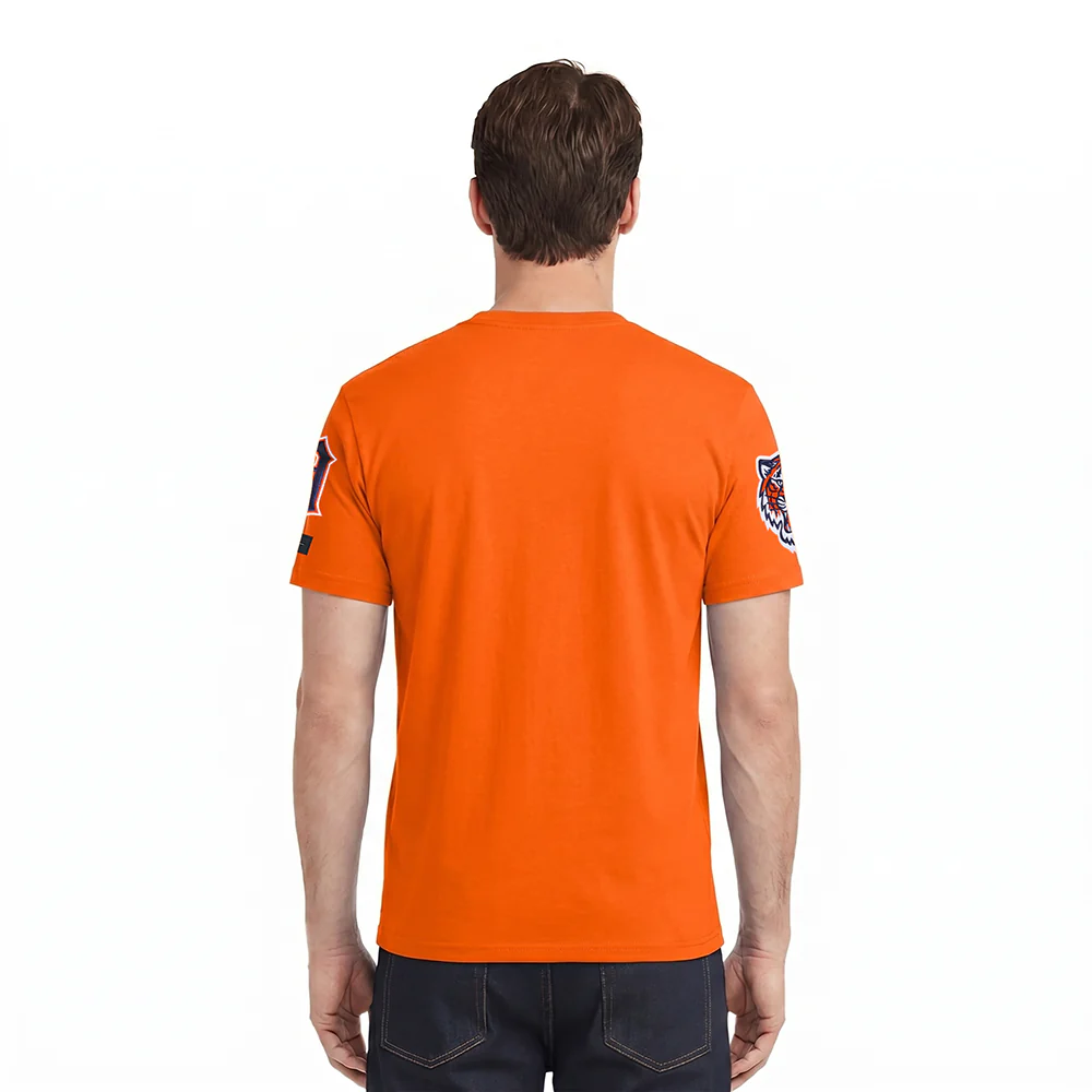 MLB DETROIT TIGERS CLASSIC CHENILLE MEN'S S/S TEE (ORANGE) - Image 2