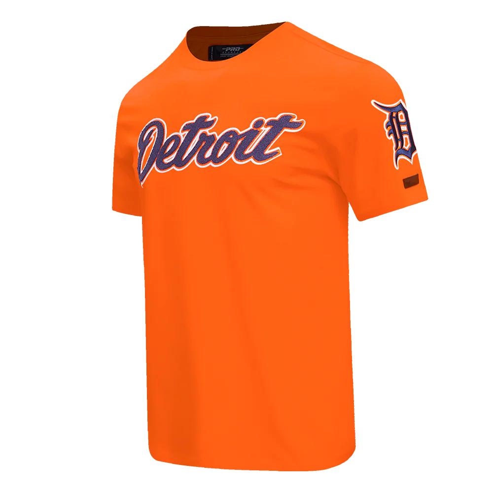 MLB DETROIT TIGERS CLASSIC CHENILLE MEN'S S/S TEE (ORANGE) - Image 4