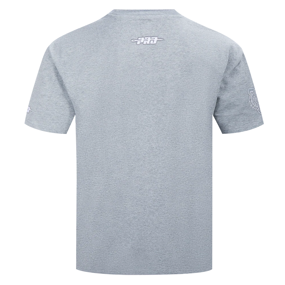 MLB DETROIT TIGERS REVERSE FRENCH TERRY MEN'S COTTON JERSEY DROP SHOULDER TOP (DARK HEATHER GRAY) - Image 7