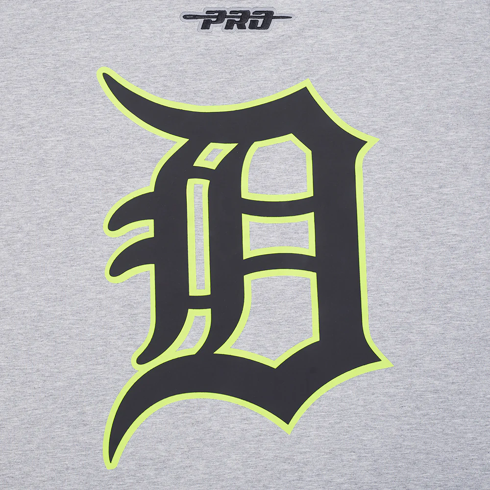 MLB DETROIT TIGERS UNDER THE LIGHTS MEN'S SINGLE JERSEY TEE (HEATHER GREY) - Image 7