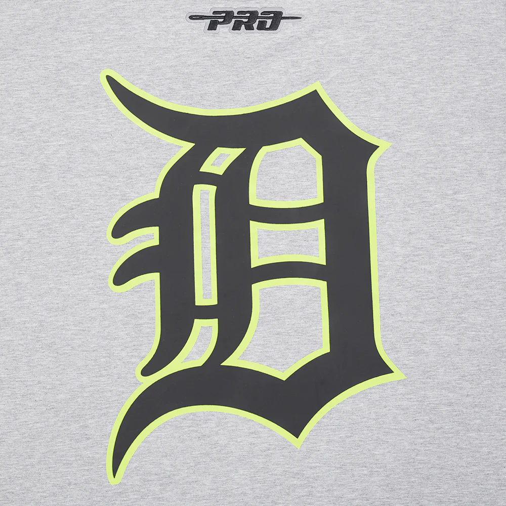 MLB DETROIT TIGERS UNDER THE LIGHTS MEN'S SINGLE JERSEY TEE (HEATHER GREY) - Image 9