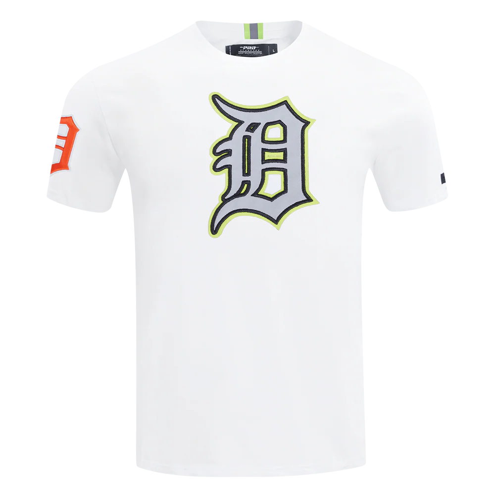 MLB DETROIT TIGERS UNDER THE LIGHTS MEN'S SINGLE JERSEY TEE (WHITE) - Image 5