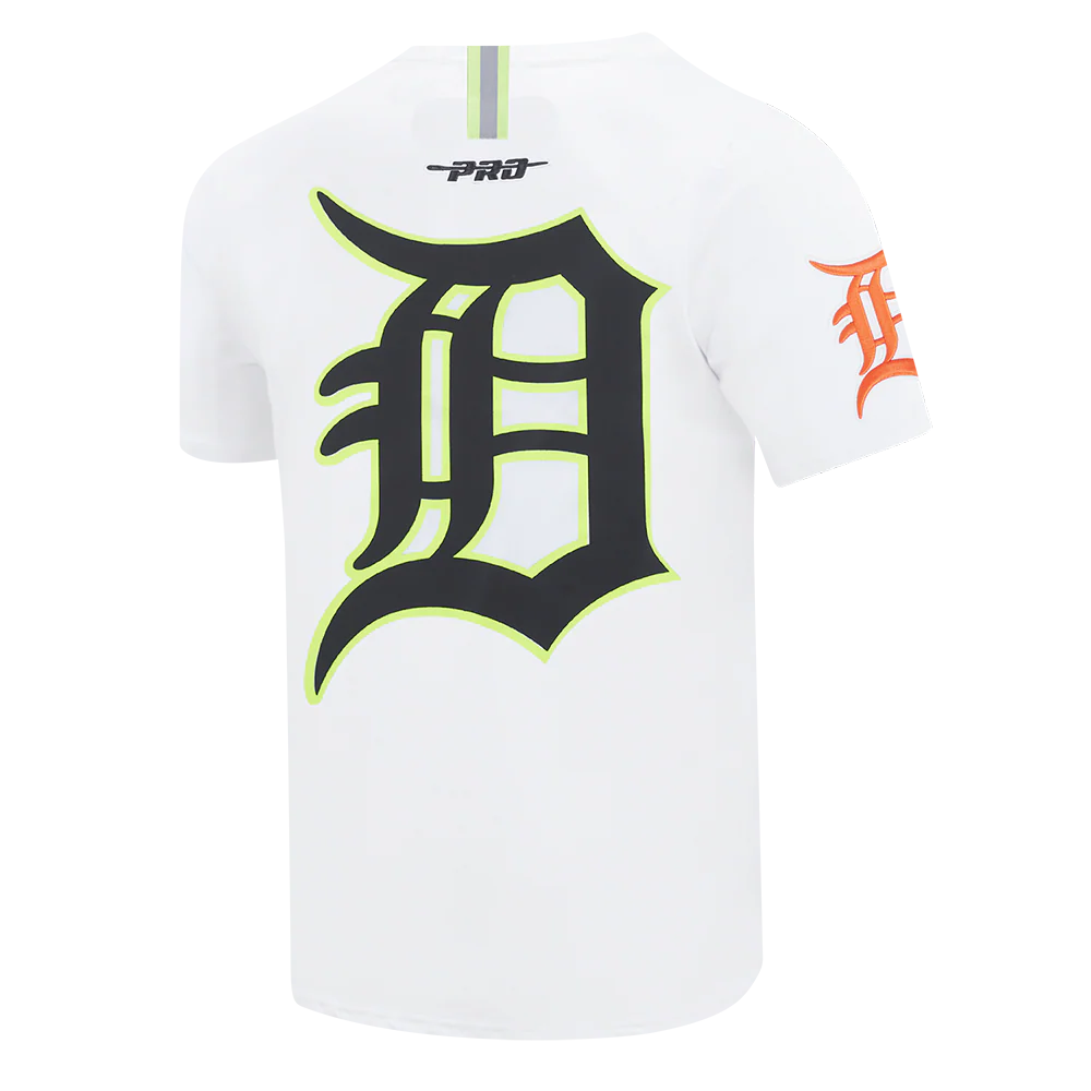 MLB DETROIT TIGERS UNDER THE LIGHTS MEN'S SINGLE JERSEY TEE (WHITE) - Image 8