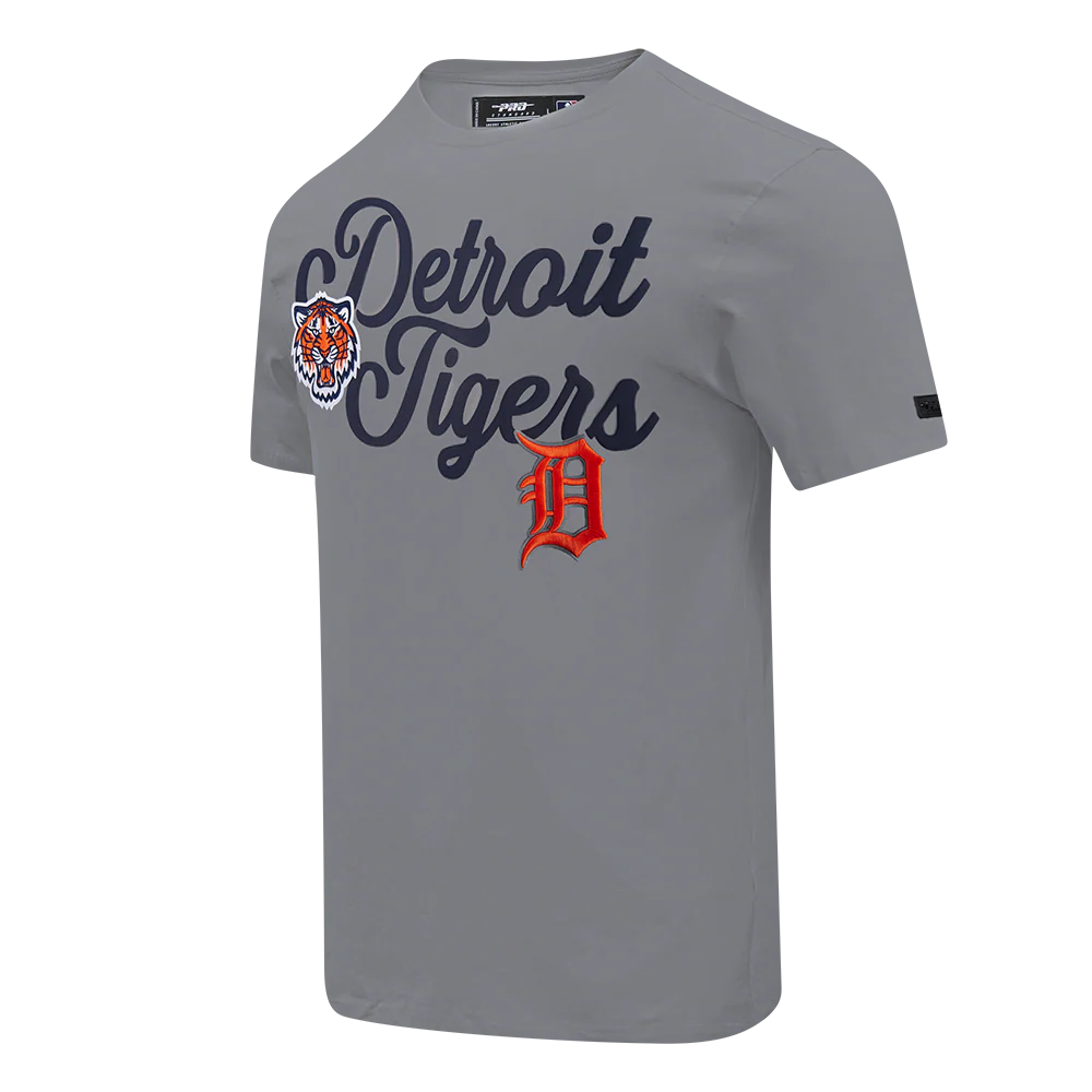 MLB DETROIT TIGERS SOUVENIR MEN'S SINGLE JERSEY TOP (GRAY) - Image 2