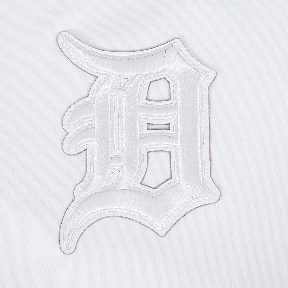 MLB DETROIT TIGERS WHITE OUT MEN'S SHORT SLEEVE PULLOVER HOODIE (WHITE) - Image 7