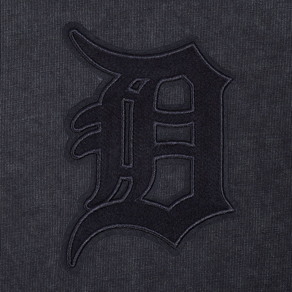 MLB DETROIT TIGERS WASHED CLASSIC MEN'S ENZYME WASH CJ DROP SHOULDER TEE (WASHED BLACK) - Image 5