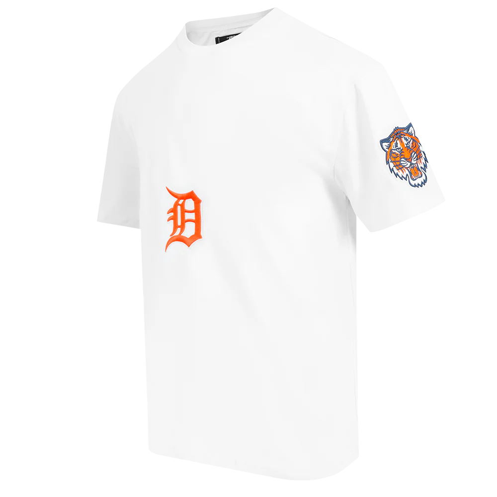 MLB DETROIT TIGERS LIVING LARGE MEN'S CJ DROP SHOULDER TOP (WHITE)
