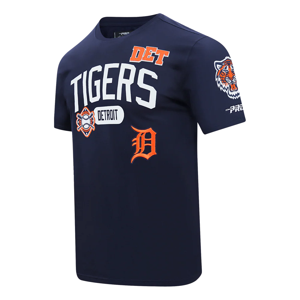 MLB DETROIT TIGERS LETTERMAN MEN'S S/S TEE (MIDNIGHT NAVY) - Image 3